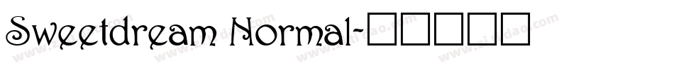 Sweetdream Normal字体转换